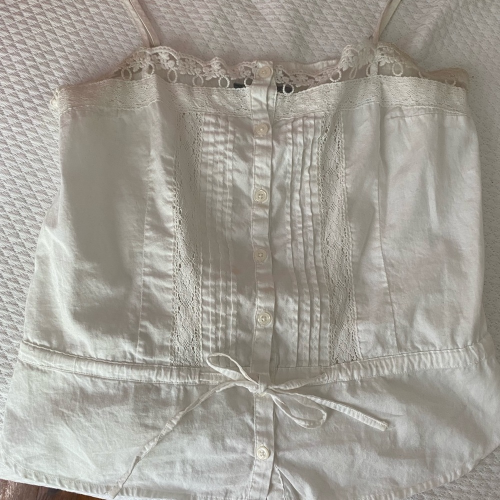 Spaghetti strap blouse tank top- Brandy Melville